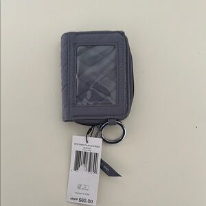 Vera Bradley Gray Compact Accessory Case